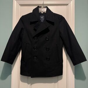 Gap Kids Wool Blend Double Breasted Peacoat Size S Regular